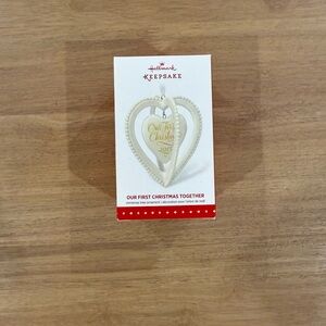 Hallmark Keepsake ornament - our first Christmas together 2015